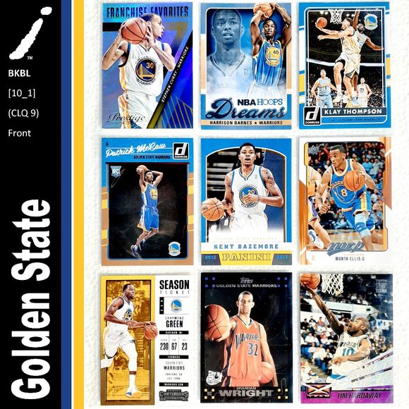 NBA Other - Golden State Warriors 9 Card Lot - BKBL [10_1]